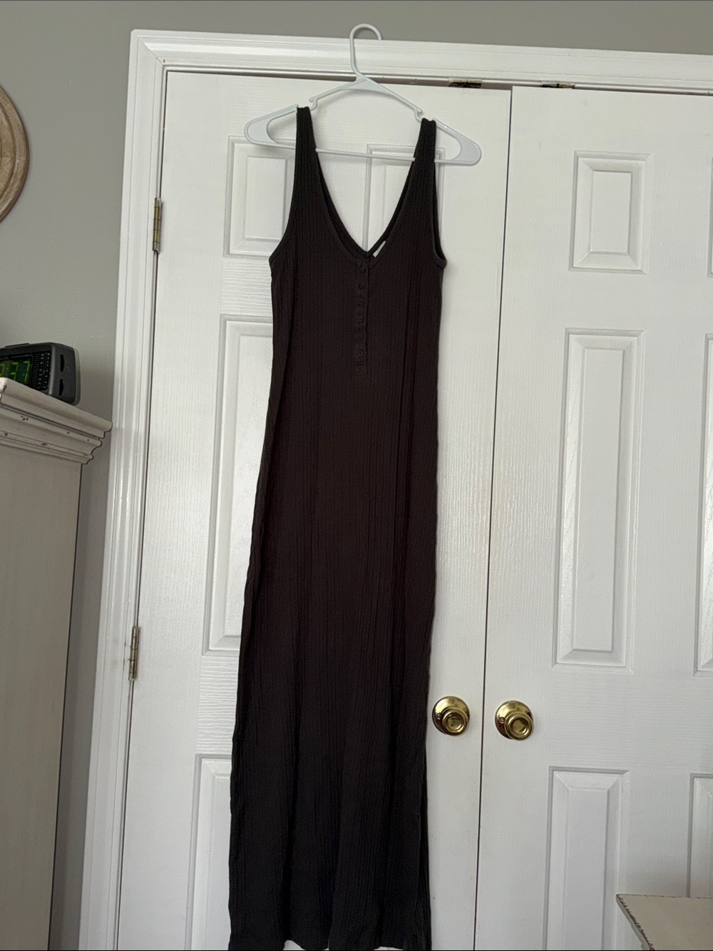 Aerie Grey Maxi Dress Size Medium